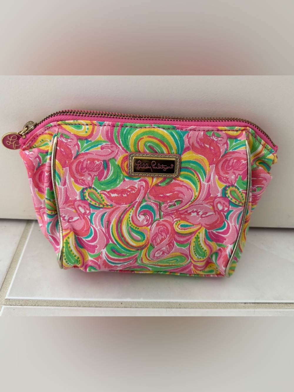 Lilly Pulitzer Swirl Cosmetic Pouch NWOT